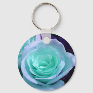 Blaue Rose Schlüsselanhänger