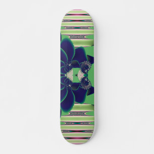 Blaue Rose Skateboard