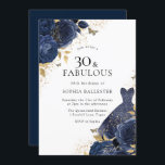 Blaue Rose und Kleidung Frauen 30. Geburtstag Part Einladung<br><div class="desc">Navy Blue Rose & Dress Frauen 30. Geburtstag Party Einladung Mehr elegante Blumenmotive in unserem Geschäft! Sehen Sie sich die passende Kollektion in unserem Shop an</div>