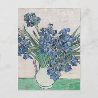 Blaue Rosen Postkarte