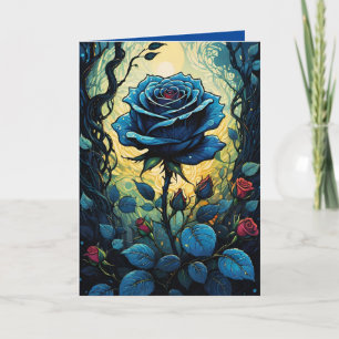 Blaue Rosenreben 1 Karte