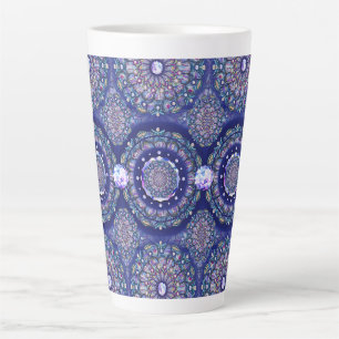 Blaue Rosette Milchtasse