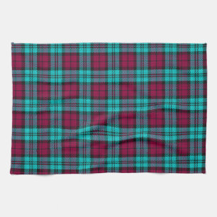 Blaue rote Campbell-Tartan Blackwatch Karo Geschirrtuch