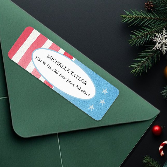 Blaue rote Patriotische Rustikale Flagge (Von Creator hochgeladen)