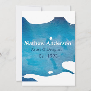 Blaue, rustikale Jeans Textur geben Namen Einladung