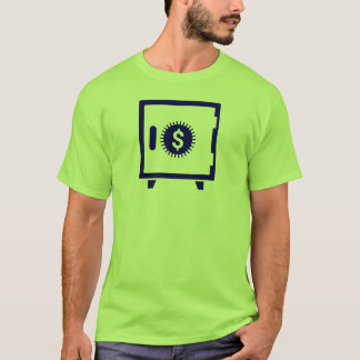 Blaue Safe Vault Box T-Shirt