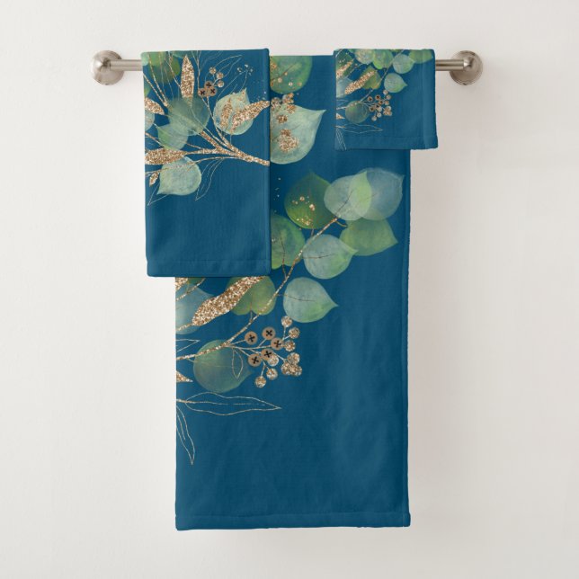 BLAUE SAGE EUCALYPTUS BATHROOM TOWEL SET (Insitu)
