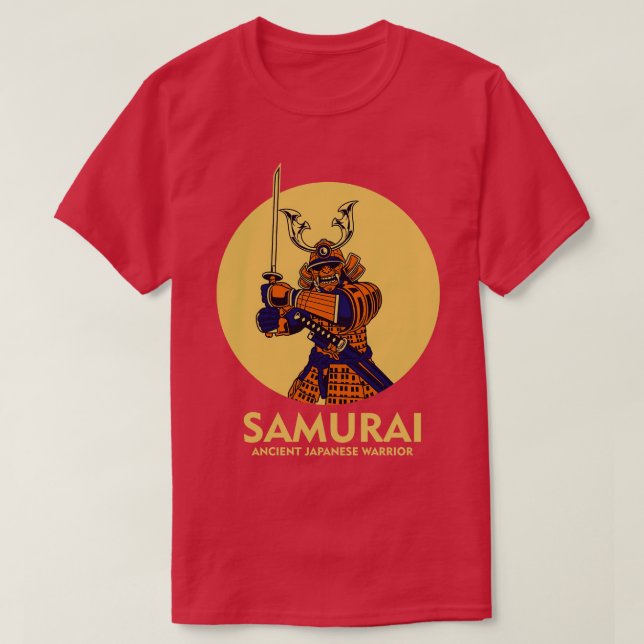 BLAUE SAMURAI T-Shirt (Design vorne)