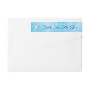 Blaue Sandy Toes salzige Kuss-frohe Weihnachten