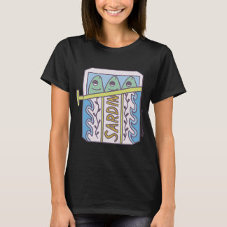 Blaue Sardinen T-Shirt