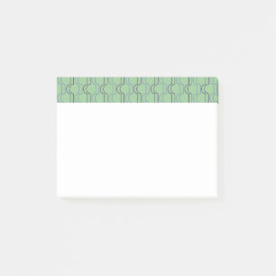 Blaue Scallops Post-it Klebezettel