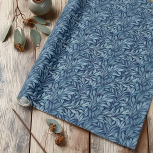 Blaue Schalen Geschenkpapier