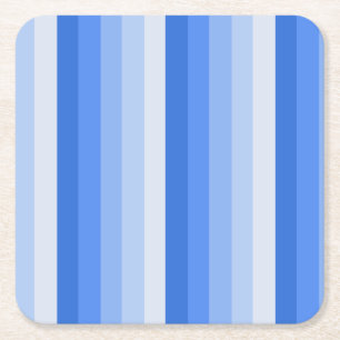 Blaue Schattenstreifen Rechteckiger Pappuntersetzer