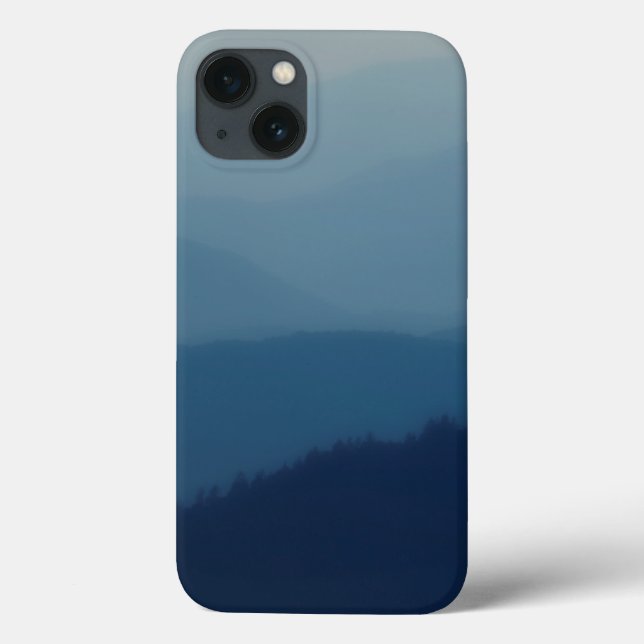 Blaue Schichten Case-Mate iPhone Hülle (Rückseite)