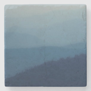 Blaue Schichten Steinuntersetzer