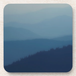 Blaue Schichten Untersetzer