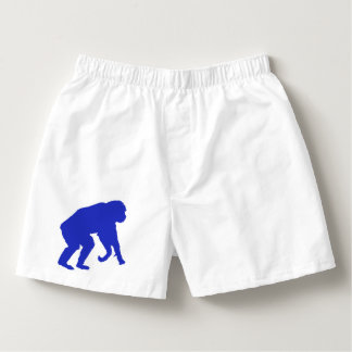 Blaue Schimpanse-Boxer Herren-Boxershorts