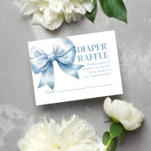 Blaue Schleife Baby Boy Elegante Windel-Raffel