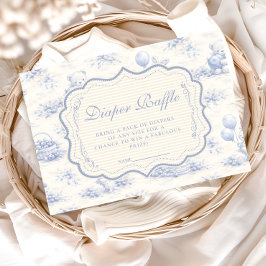 Blaue Schleife Blaubeergarten Windel-Rafferie Begleitkarte