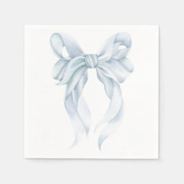 Blaue Schleife Serviette