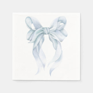 Blaue Schleife Serviette