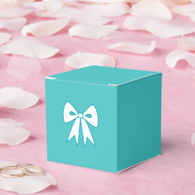 Blaue Schleifen-Geschenkboxen Geschenkschachtel (Hochzeit)