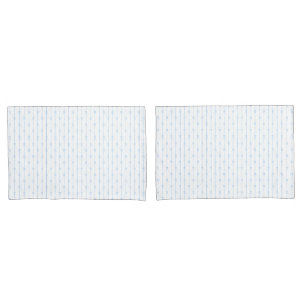 Blaue Schleifen und Streifen Kissenbezug