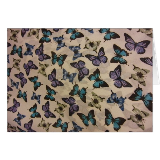 Blaue Schmetterlinge (Vorderseite (Horizontal))