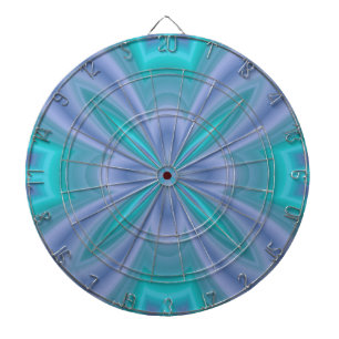 Blaue Schmetterlinge Abstrakt Dartscheibe