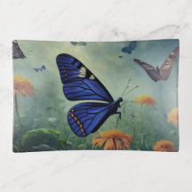 Blaue Schmetterlinge