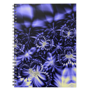 Blaue Schmetterlinge Notizblock