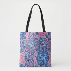 Blaue Schmetterlinge Psychedelischer Traum