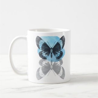 Blaue Schmetterlingsmagie. Kaffeetasse