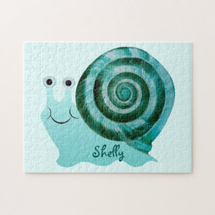 Blaue Schnecke Puzzle