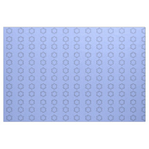 Blaue Schneeflocke - Fraktales Bild Stoff