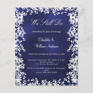 Blaue Schneeflocken - Einladung zur Erneuerung