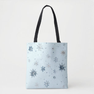 Blaue Schneeflocken Weihnachten
