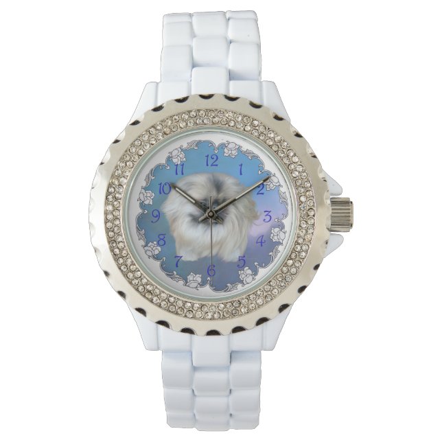 Blaue Schönheit Armbanduhr (Vorderseite)