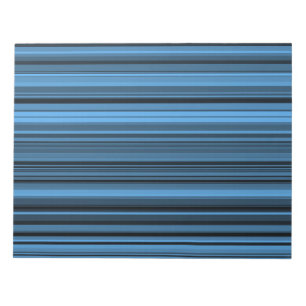 Blaue schwarze Streifen Notizblock