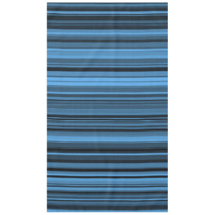 Blaue schwarze Streifen Tischdecke
