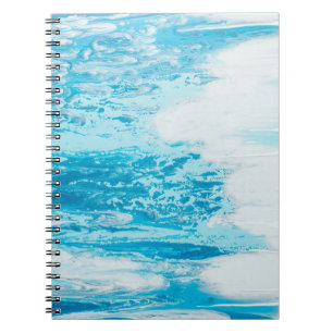 Blaue See Notizblock