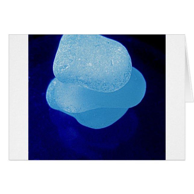 Blaue Seeglas-Reflexionen (Vorderseite (Horizontal))