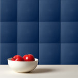 Blaue Seenotter Fliese<br><div class="desc">Solid Farbe Marine indigo blaues Design.</div>