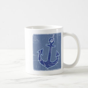 Blaue Segel Kaffeetasse
