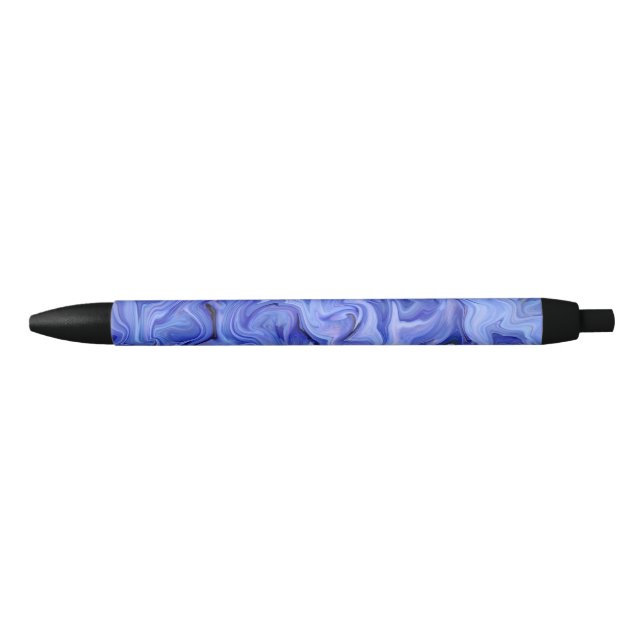 Blaue Seide abstrakt Kugelschreiber (Vorderseite)