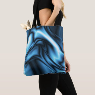 Blaue Seidenwelle