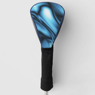 Blaue Seidenwelle Golf Headcover