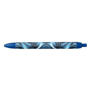 Blaue Seidenwelle Kugelschreiber