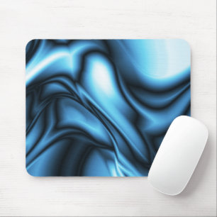 Blaue Seidenwelle Mousepad
