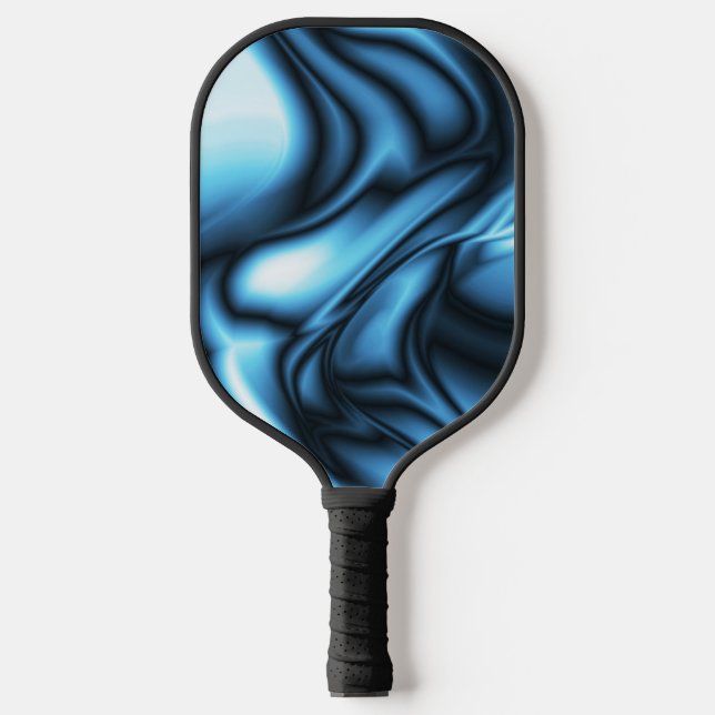 Blaue Seidenwelle Pickleball Schläger (Vorderseite)